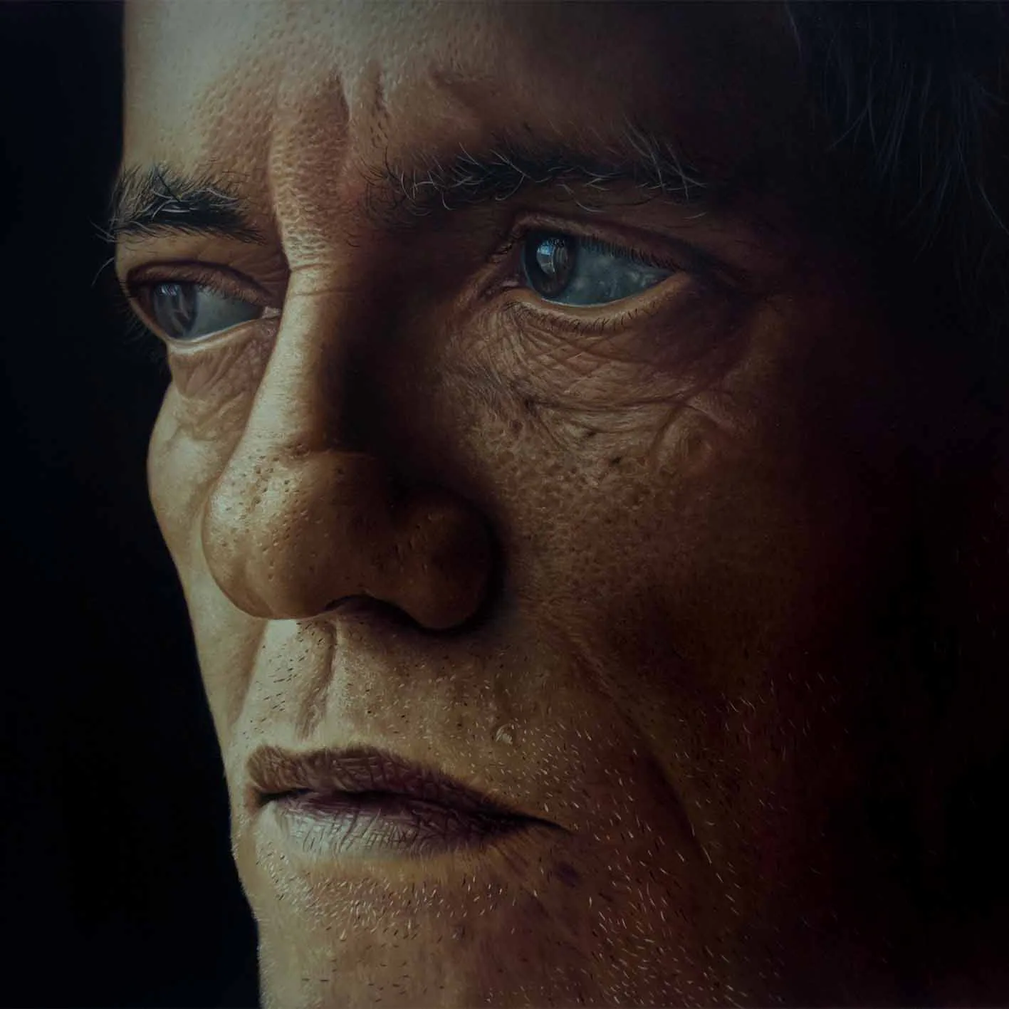 Primeiro grande quadro hiper-realista de Kevin Couto